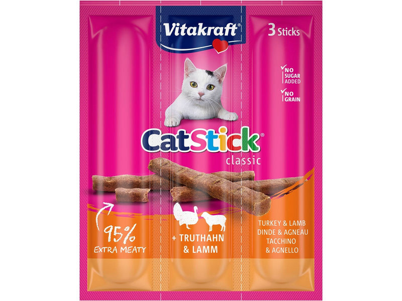 Vitakraft Cat Stick® + Truthahn & Lamm