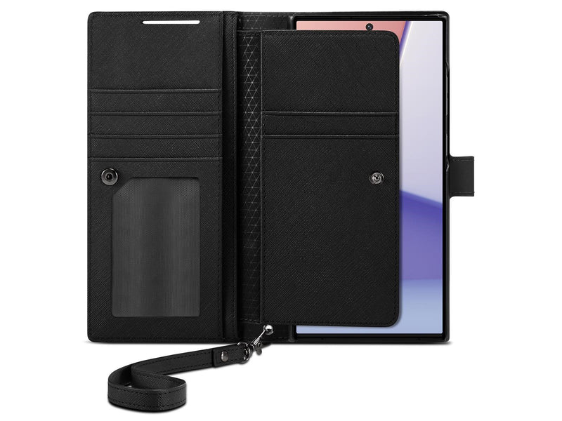 Spigen Wallet S Plus - black - Samsung Galaxy S23 Ultra