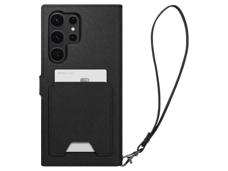 Spigen Wallet S Plus - black - Samsung Galaxy S23 Ultra