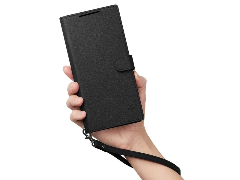 Spigen Wallet S Plus - black - Samsung Galaxy S23 Ultra