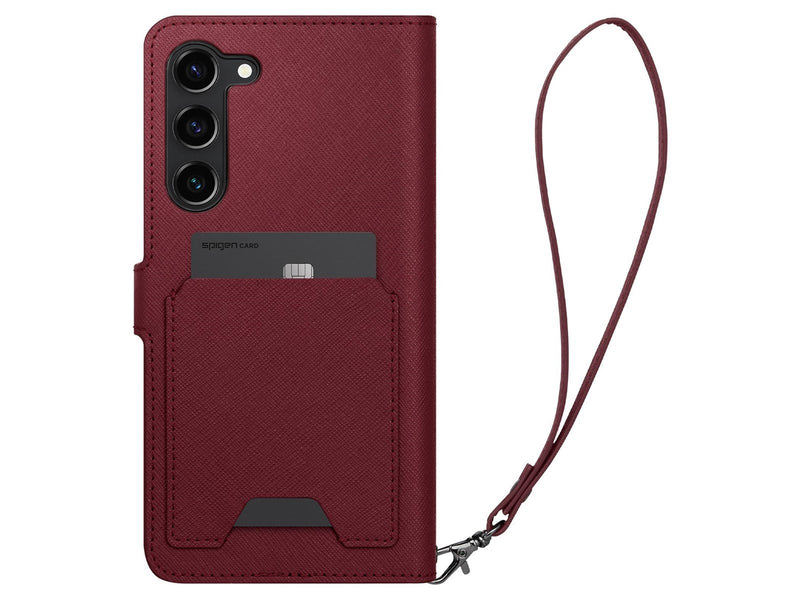 Spigen Wallet S Plus - burgundy - Samsung Galaxy S23+