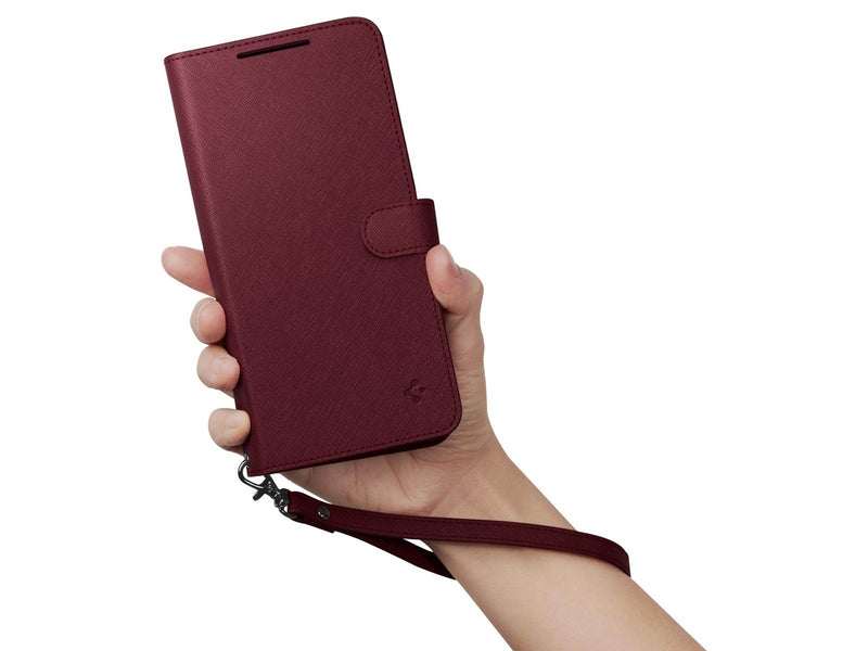 Spigen Wallet S Plus - burgundy - Samsung Galaxy S23+
