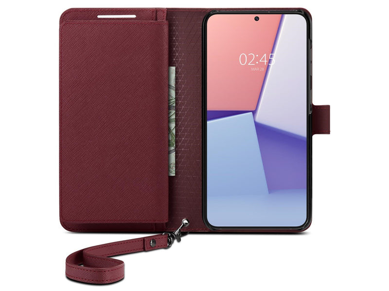 Spigen Wallet S Plus - burgundy - Samsung Galaxy S23+