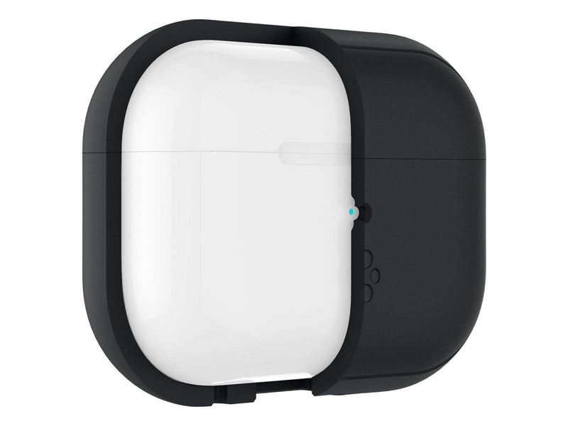 Spigen Case Silicone Fit Black + Strap Phantom Green - AirPods Pro (2nd Gen)