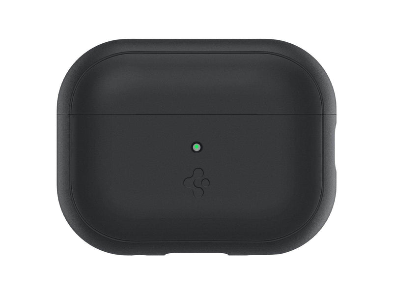 Spigen Case Silicone Fit Black + Strap Phantom Green - AirPods Pro (2nd Gen)