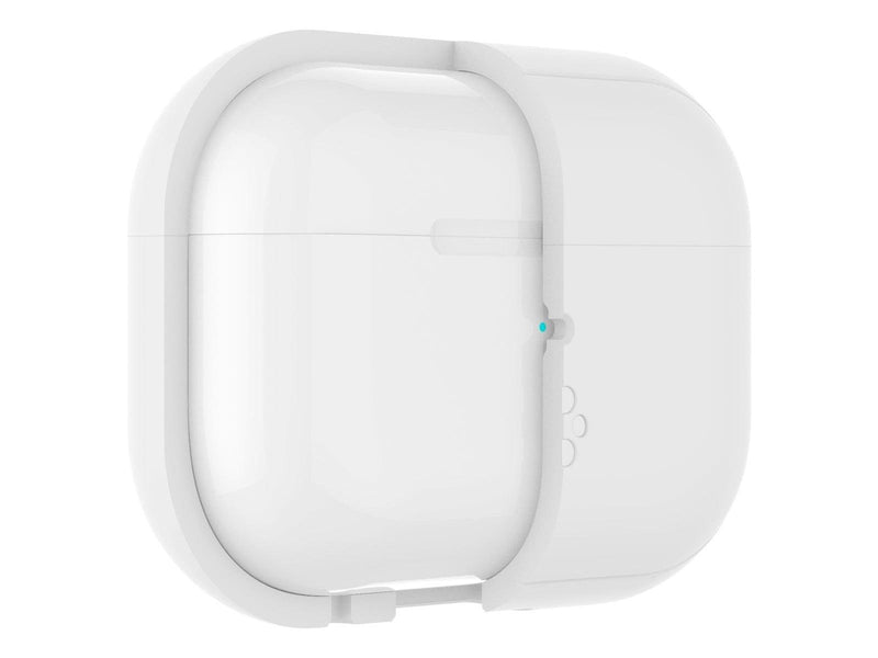 Spigen Case Silicone Fit White + Strap Gray - AirPods Pro (2nd Gen)