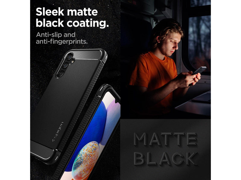 Spigen Rugged Armor - black - Samsung Galaxy A14 LTE