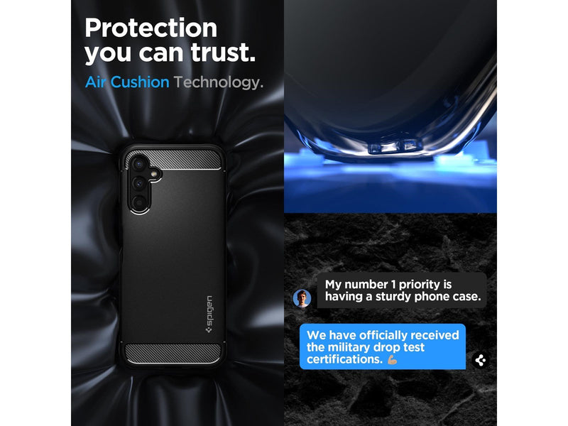 Spigen Rugged Armor - black - Samsung Galaxy A14 LTE