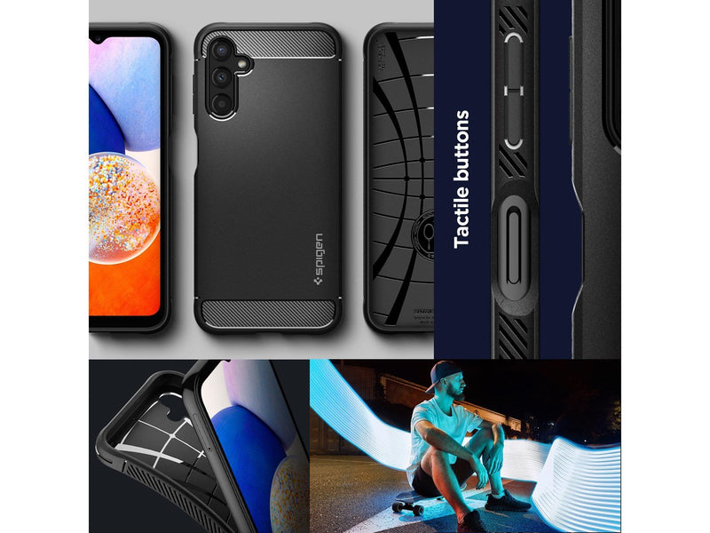 Spigen Rugged Armor - black - Samsung Galaxy A14 LTE