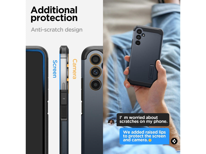 Spigen Tough Armor - metal slate - Samsung Galaxy A54 5G