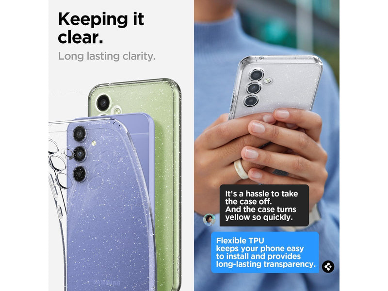 Spigen Liquid Crystal Glitter - clear - Samsung Galaxy A54 5G