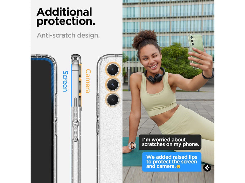 Spigen Liquid Crystal Glitter - clear - Samsung Galaxy A54 5G