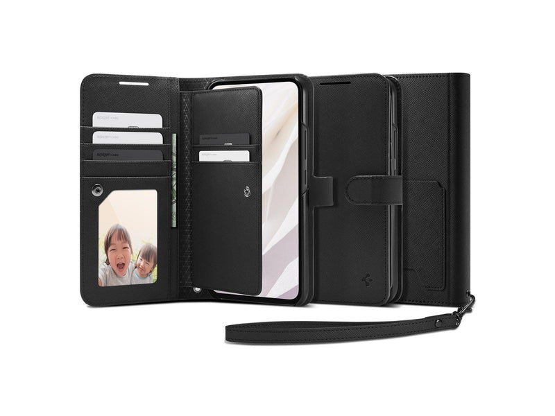 Spigen Wallet S Plus - black - Samsung Galaxy A54 5G