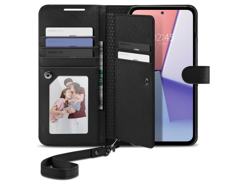Spigen Wallet S Plus - black - Samsung Galaxy A54 5G