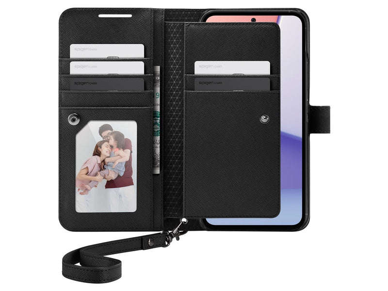 Spigen Wallet S Plus - black - Samsung Galaxy A54 5G