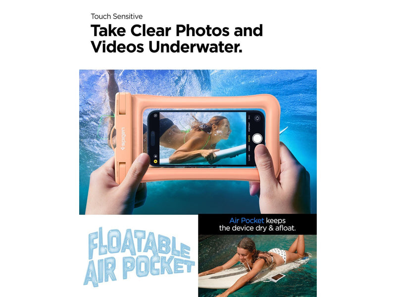 Spigen Aqua Shield WaterProof Floating Case A610 1 Pack - apricot