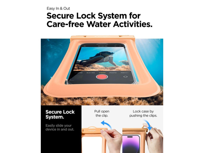 Spigen Aqua Shield WaterProof Floating Case A610 1 Pack - apricot