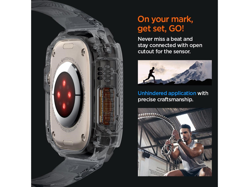 Spigen Rugged Armor Pro - space crystal - Apple Watch Ultra 2/Ultra 49mm