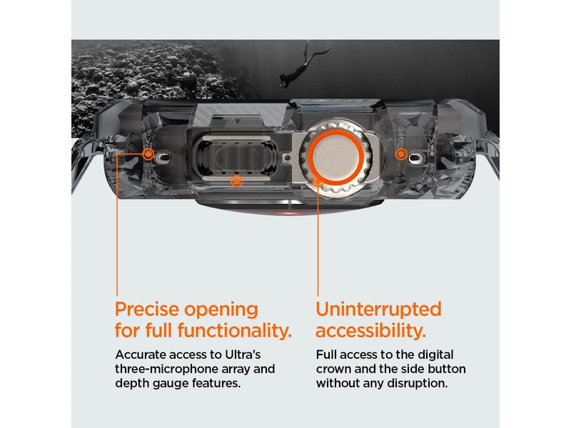 Spigen Rugged Armor Pro - space crystal - Apple Watch Ultra 2/Ultra 49mm