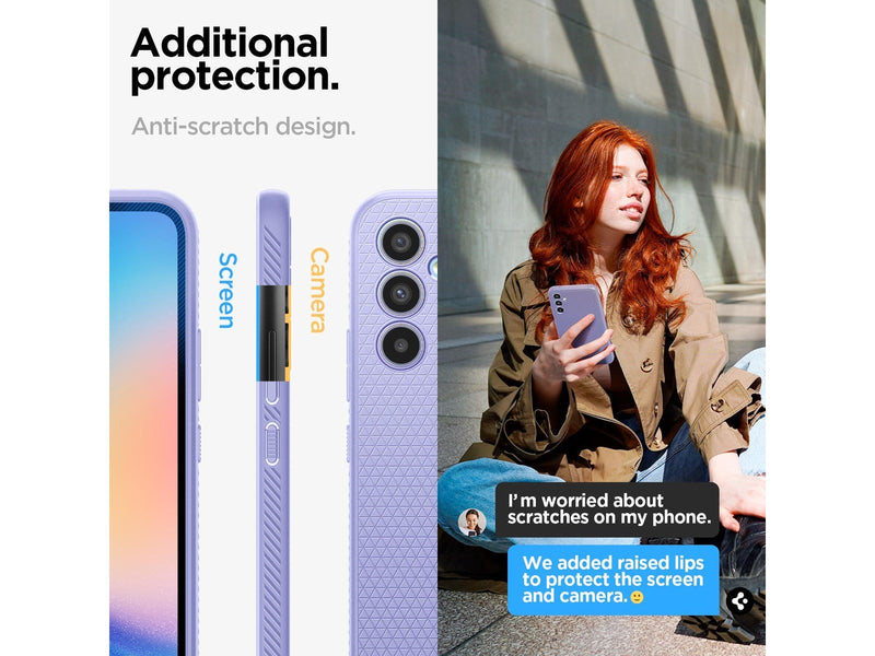 Spigen Liquid Air - awesome violet - Samsung Galaxy A34 5G