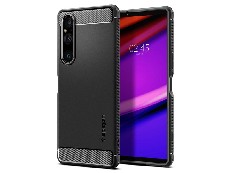 Spigen Rugged Armor - black - Sony Xperia 1 V