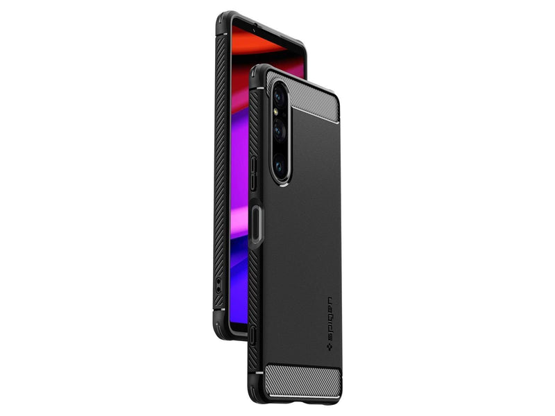 Spigen Rugged Armor - black - Sony Xperia 1 V
