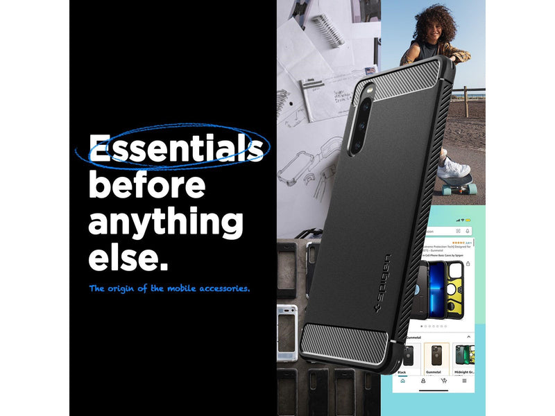Spigen Rugged Armor - black - Sony Xperia 1 V