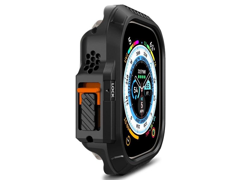 Spigen Lock Fit - black - Apple Watch Ultra 2/Ultra 49mm