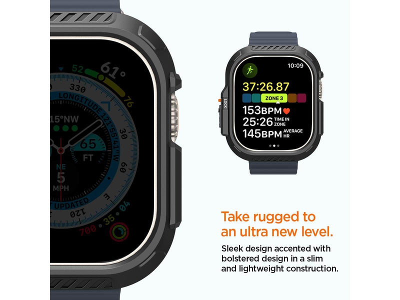 Spigen Lock Fit - black - Apple Watch Ultra 2/Ultra 49mm