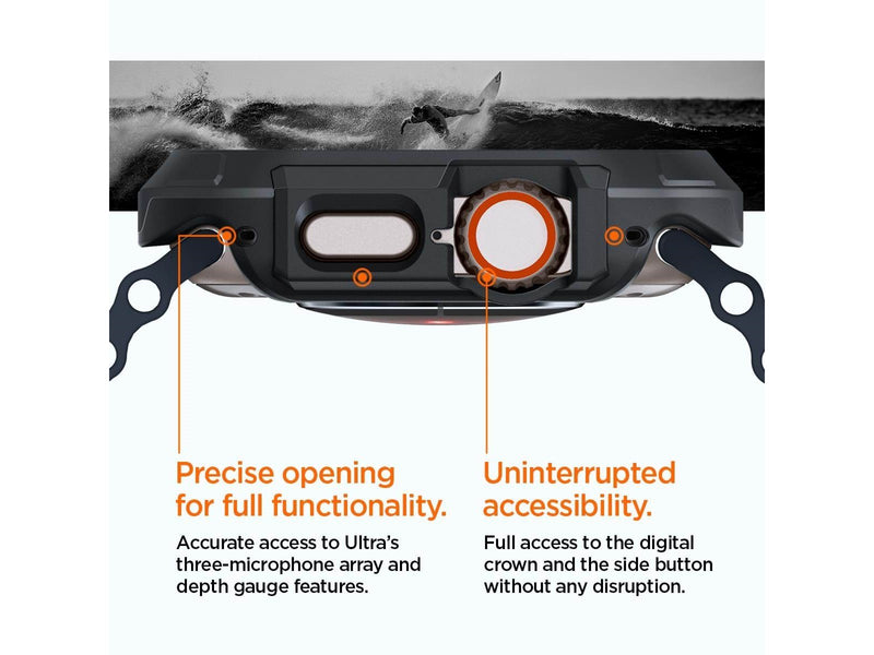 Spigen Lock Fit - black - Apple Watch Ultra 2/Ultra 49mm