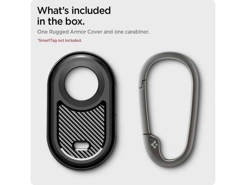 Spigen Rugged Armor - black - Samsung Galaxy Smart Tag 2 2023