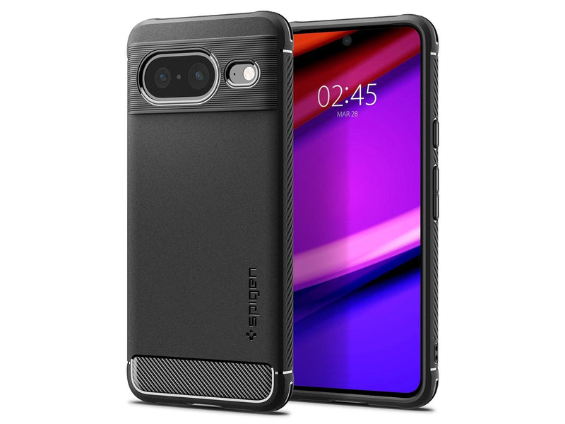 Spigen Rugged Armor - matte black - Google Pixel 8