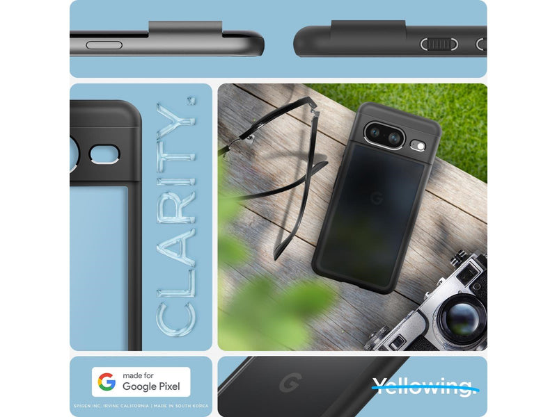 Spigen Ultra Hybrid - matte black - Google Pixel 8
