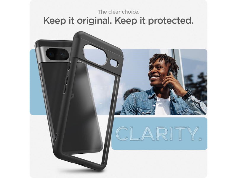 Spigen Ultra Hybrid - matte black - Google Pixel 8