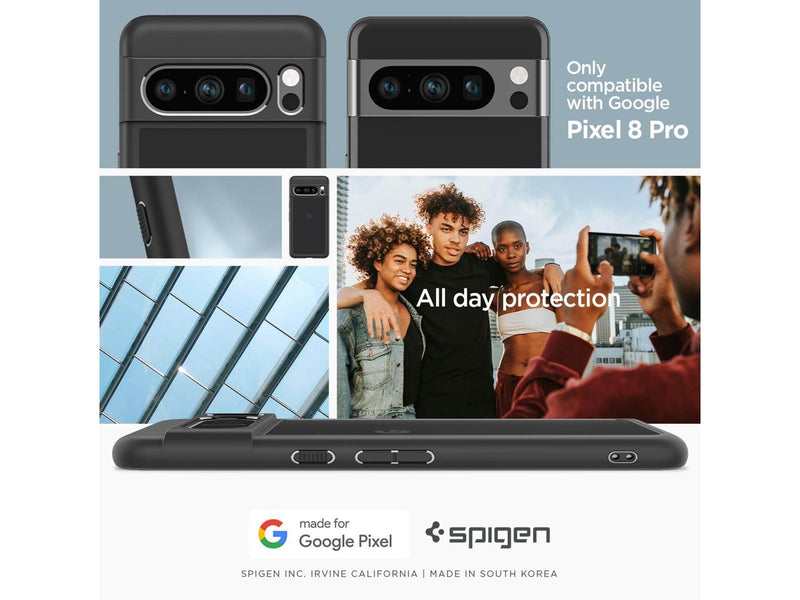 Spigen Ultra Hybrid - matte black - Google Pixel 8 Pro