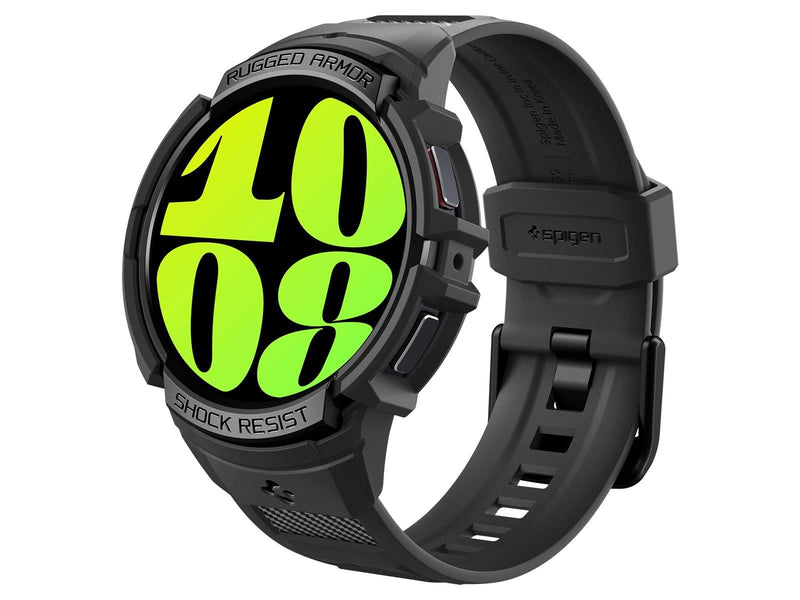 Spigen Rugged Armor Pro - black - Samsung Galaxy Watch6 44mm