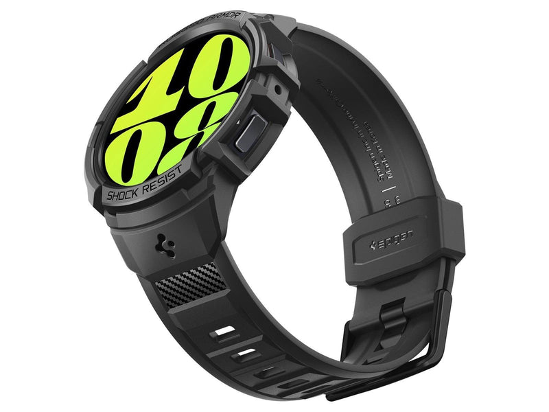Spigen Rugged Armor Pro - black - Samsung Galaxy Watch6 44mm