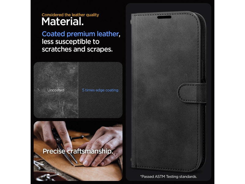 Spigen Wallet S Pro - black - iPhone 15 Pro Max