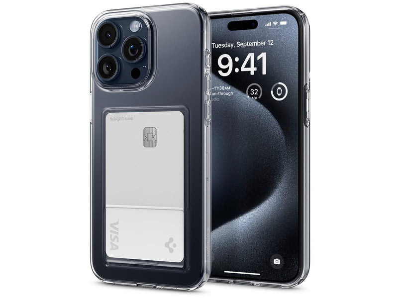 Spigen Crystal Slot - crystal clear - iPhone 15 Pro