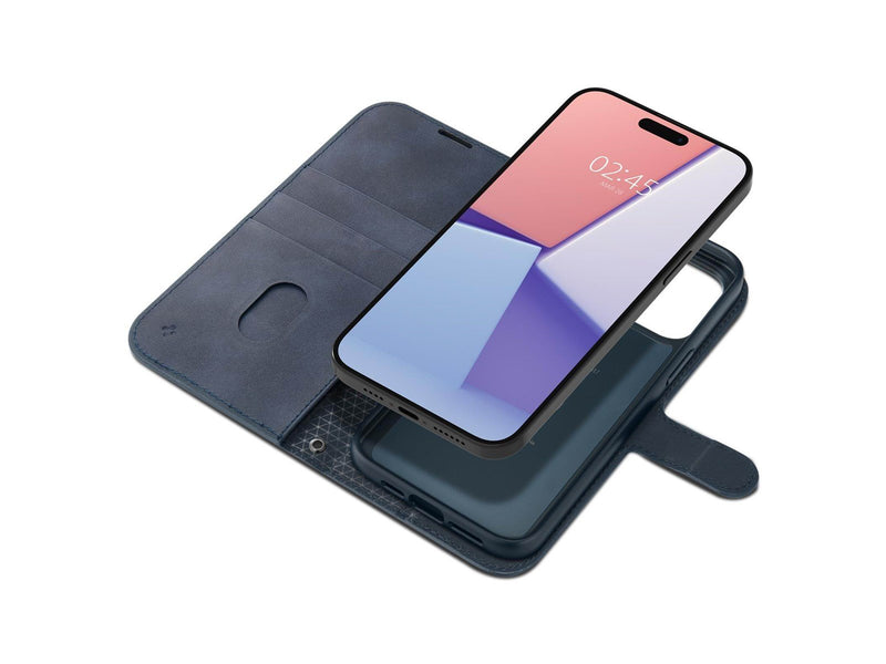 Spigen Wallet S Pro - navy - iPhone 15 Pro