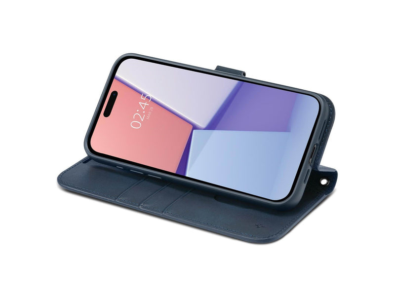 Spigen Wallet S Pro - navy - iPhone 15 Pro