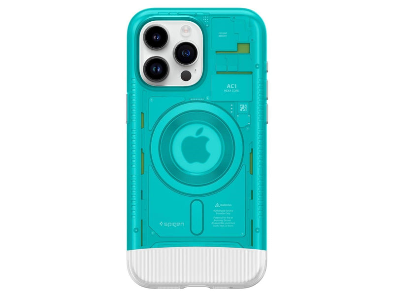 Spigen Classic C1 MagSafe - bondi blue - iPhone 15 Pro
