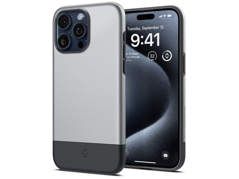 Spigen Style Armor MagSafe - classic silver - iPhone 15 Pro