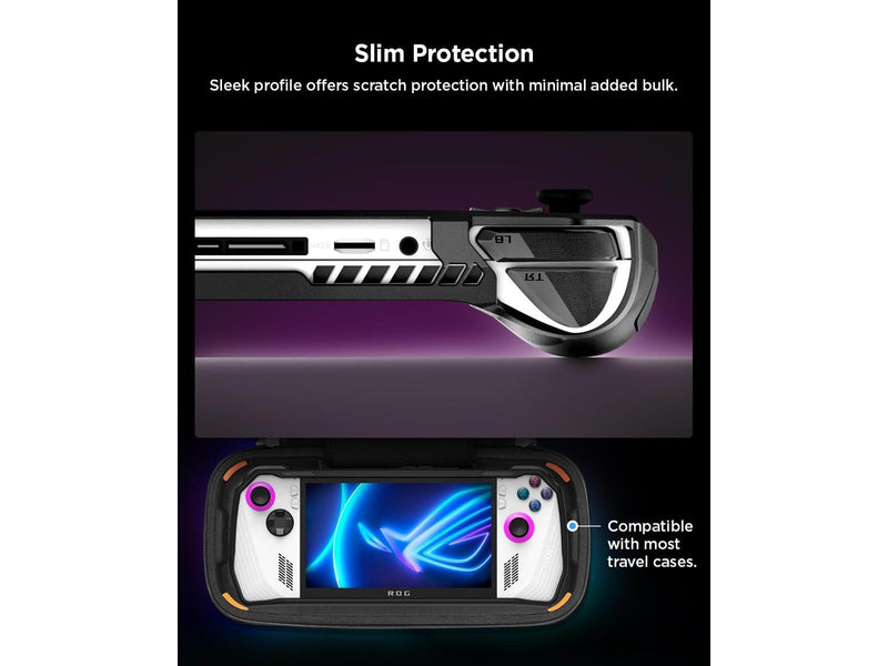 Spigen Rugged Armor - black - Asus ROG Ally (2023) - Miscellaneous Zubehör für Spielkonsole - Asus Rog Ally