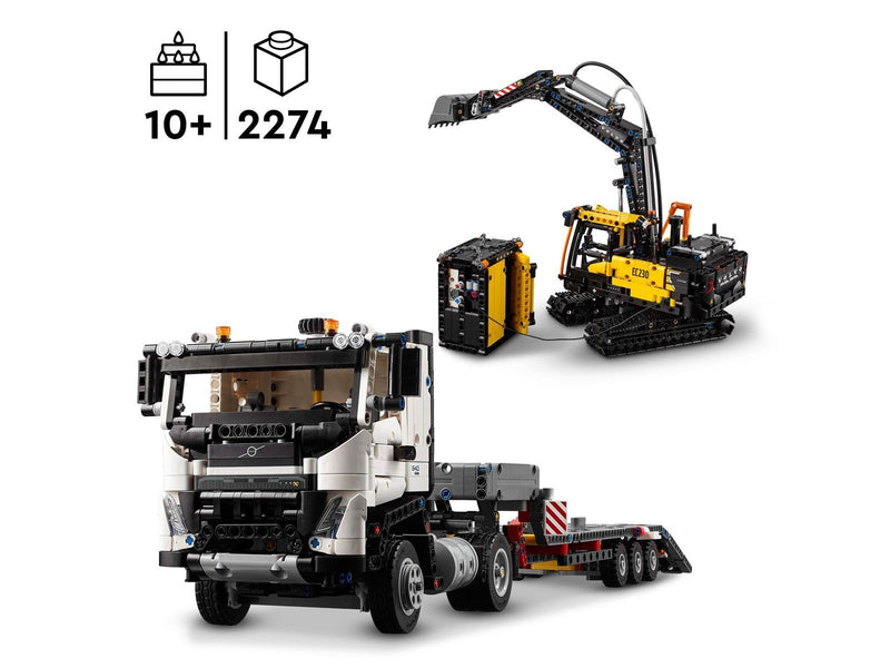 LEGO Technic 42175 Volvo FMX LKW mit EC230 Electric Raupenbagger
