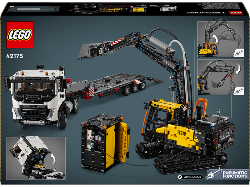 LEGO Technic 42175 Volvo FMX LKW mit EC230 Electric Raupenbagger