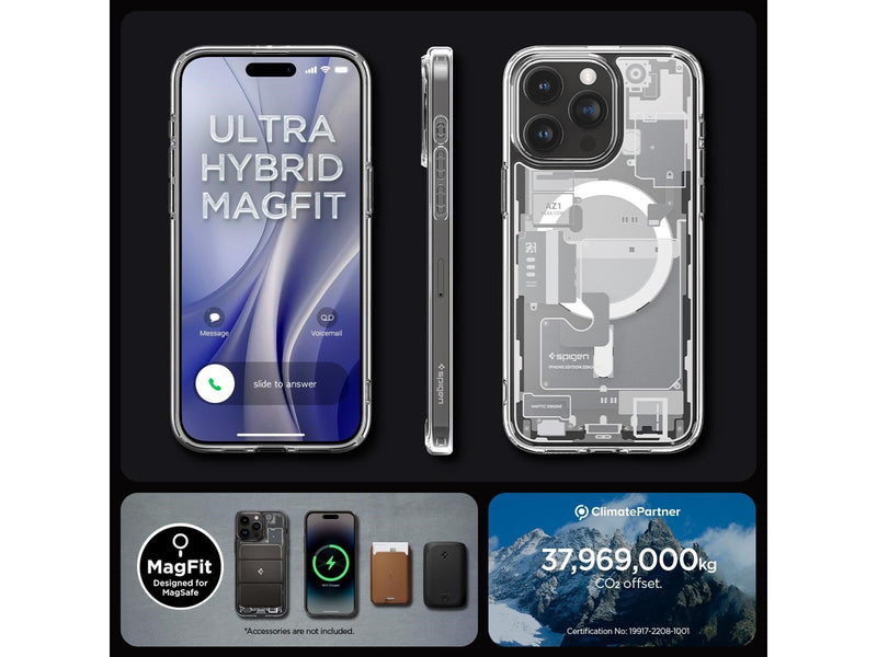 Spigen Ultra Hybrid MagSafe - zero one white - iPhone 15 Pro Max