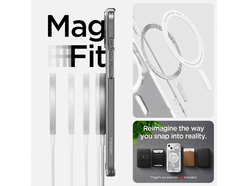Spigen Ultra Hybrid MagSafe - zero one white - iPhone 15 Plus