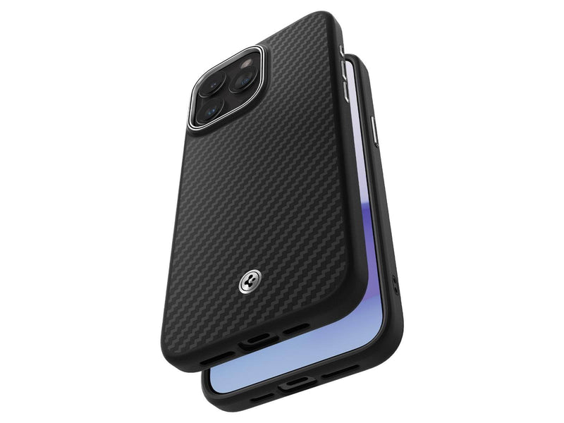 Spigen Enzo Aramid - matte black - iPhone 15 Pro Max