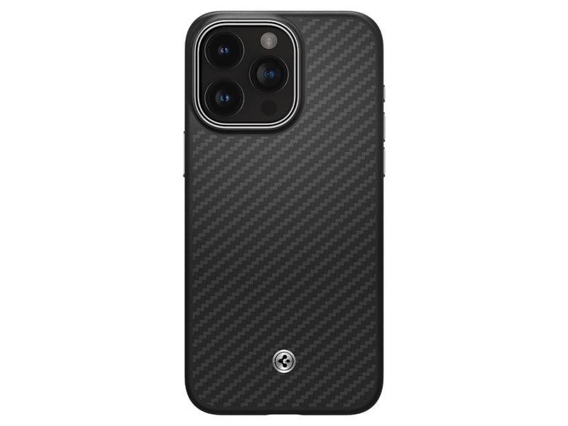 Spigen Enzo Aramid - matte black - iPhone 15 Pro